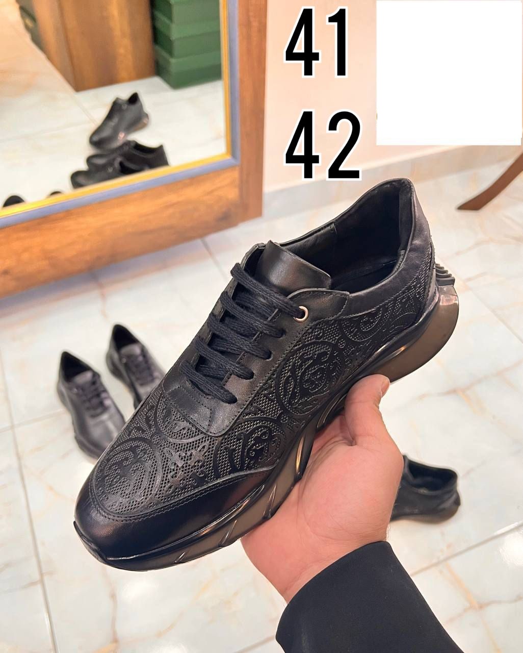 High Quality Leather Sneakers Shoes